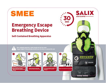 SMEE Salix AnyCape Emergency Escape Breathing Device (EEBD)