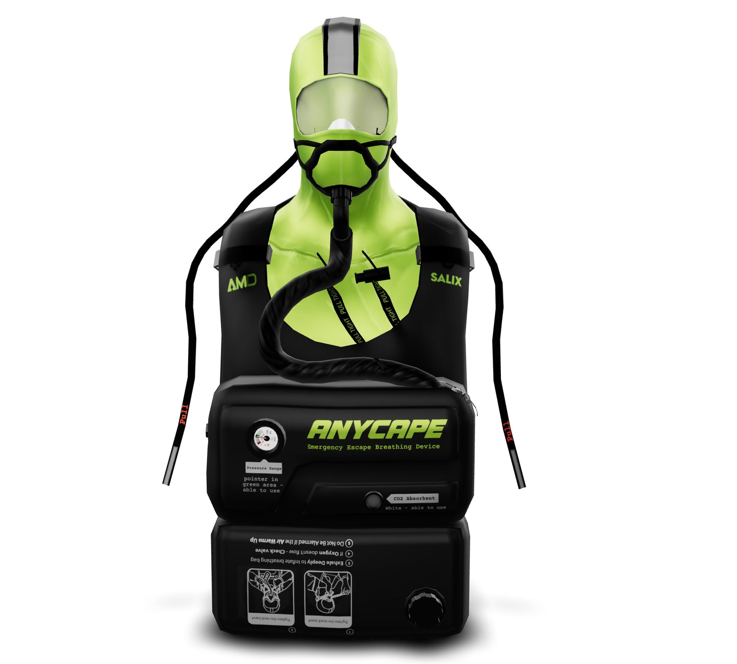 SMEE Salix AnyCape Emergency Escape Breathing Device (EEBD)